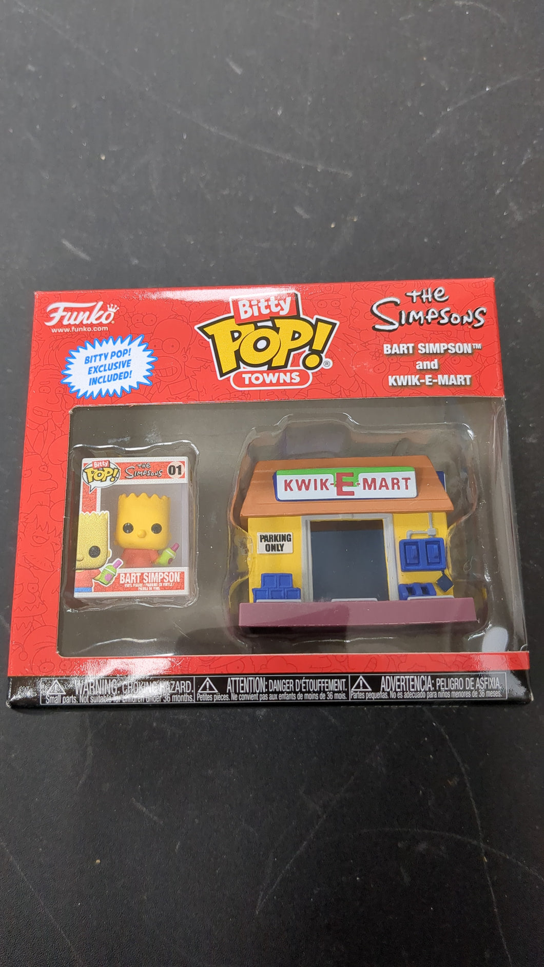 Bitty Pop Towns The Simpsons Bart Simpson and Kwik-E-Mart Funko pop