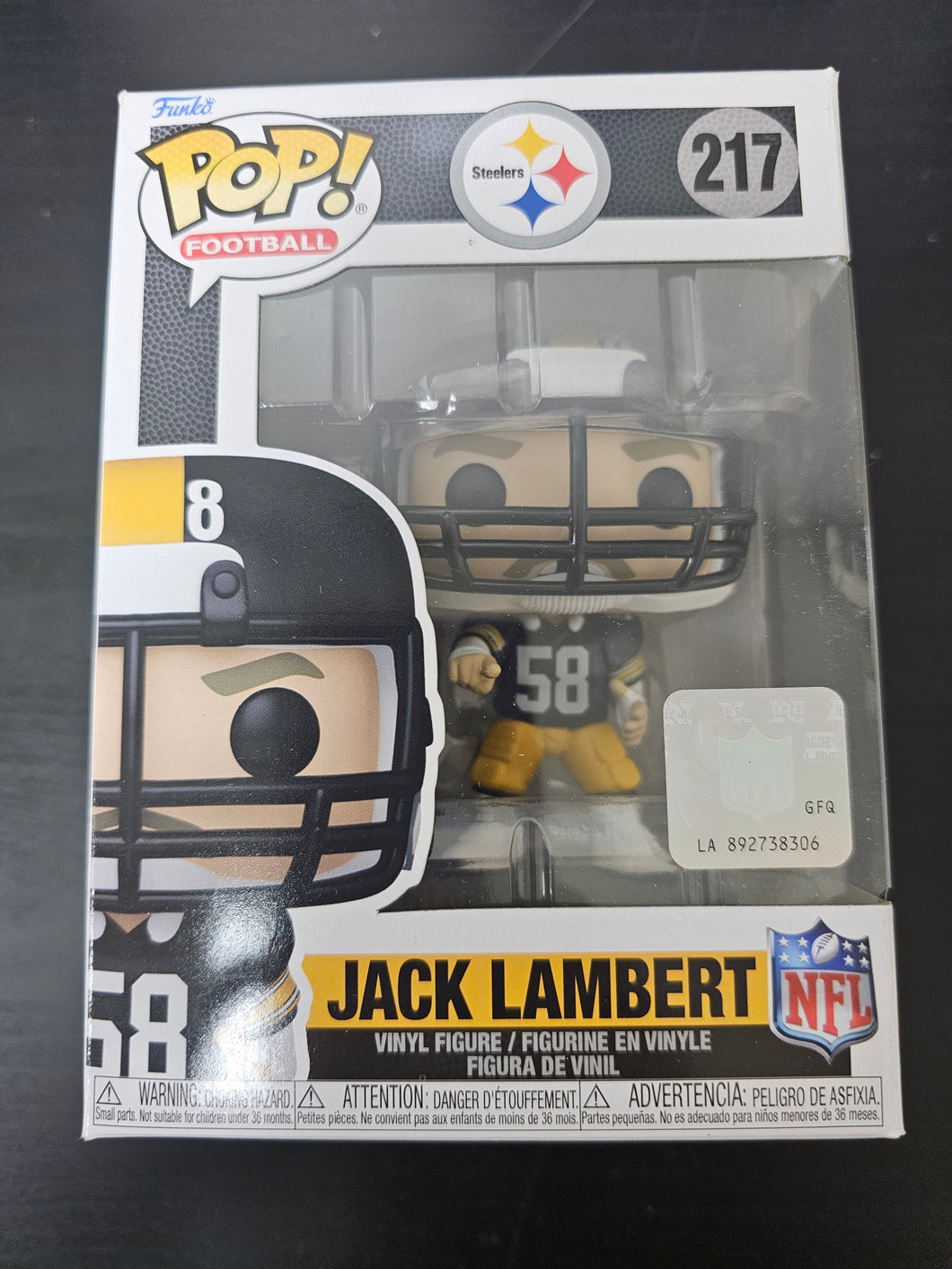 Steelers Jack Lambert Funko Pop