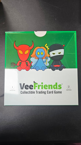 VeeFriends Trading Cards game 13 packs, 4 cards per pack debut edition green