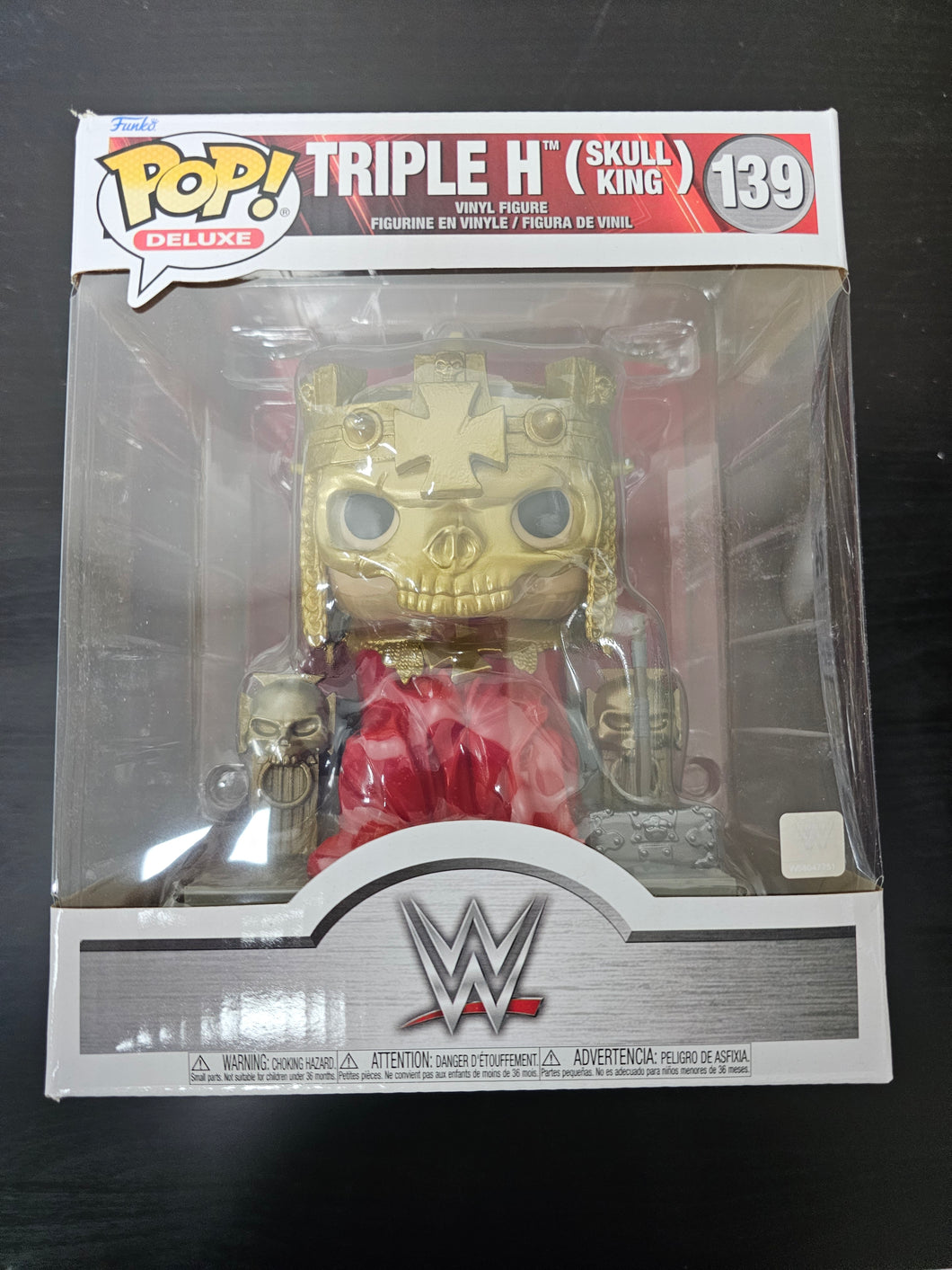 Funko POP! Deluxe WWE TRIPLE H (SKULL KING) #139!!