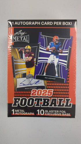 2025 Leaf Metal Football Blaster Box