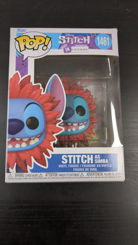 Disney Stitch as Simba Funko pop