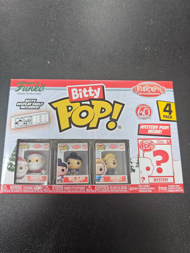 Bitty pop Rudolph the red-nose reindeer series 1 (4 pack with 1 mystery)