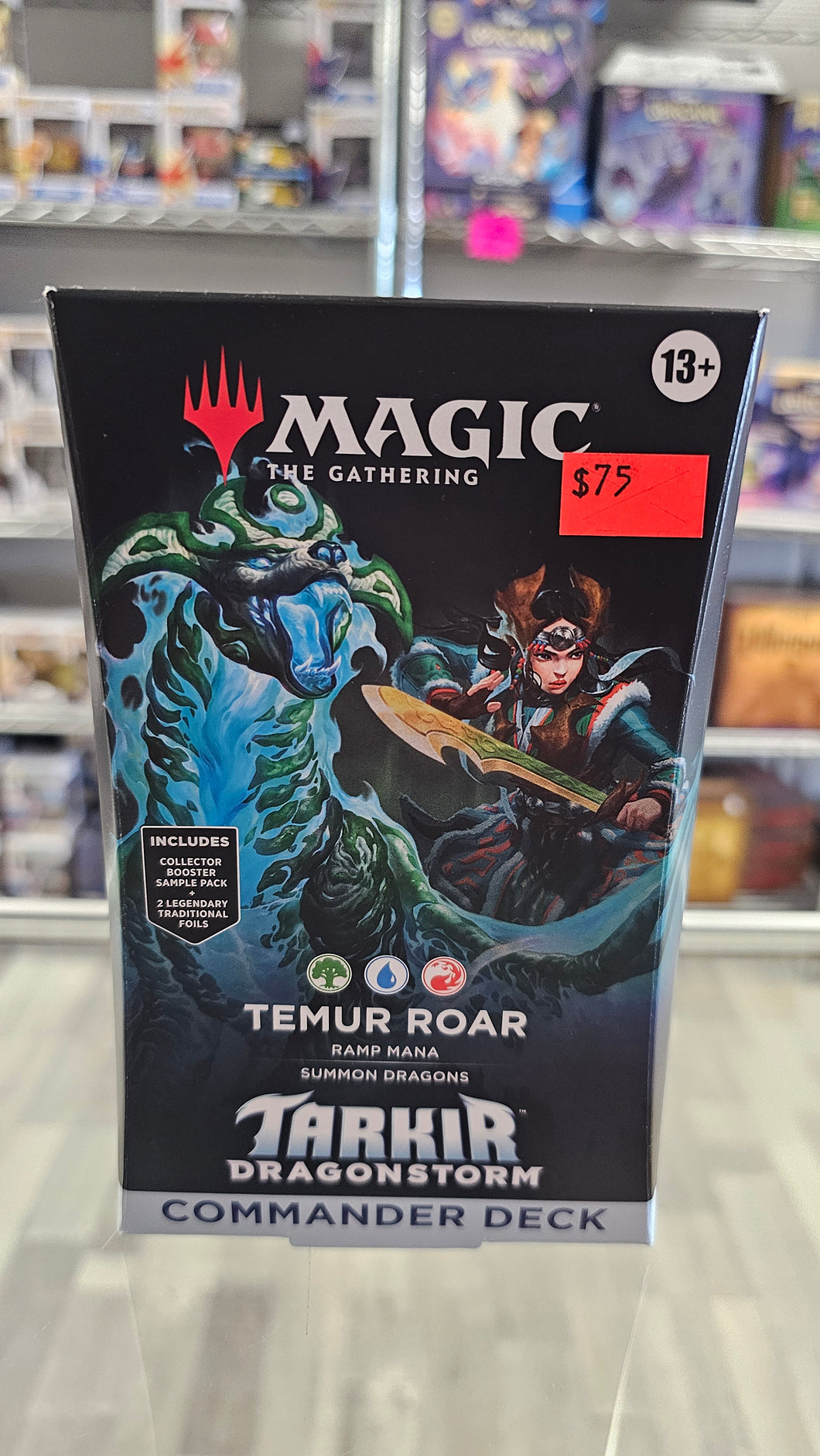 Magic the Gathering Temur Roar Tarkir dragonstorm commander deck