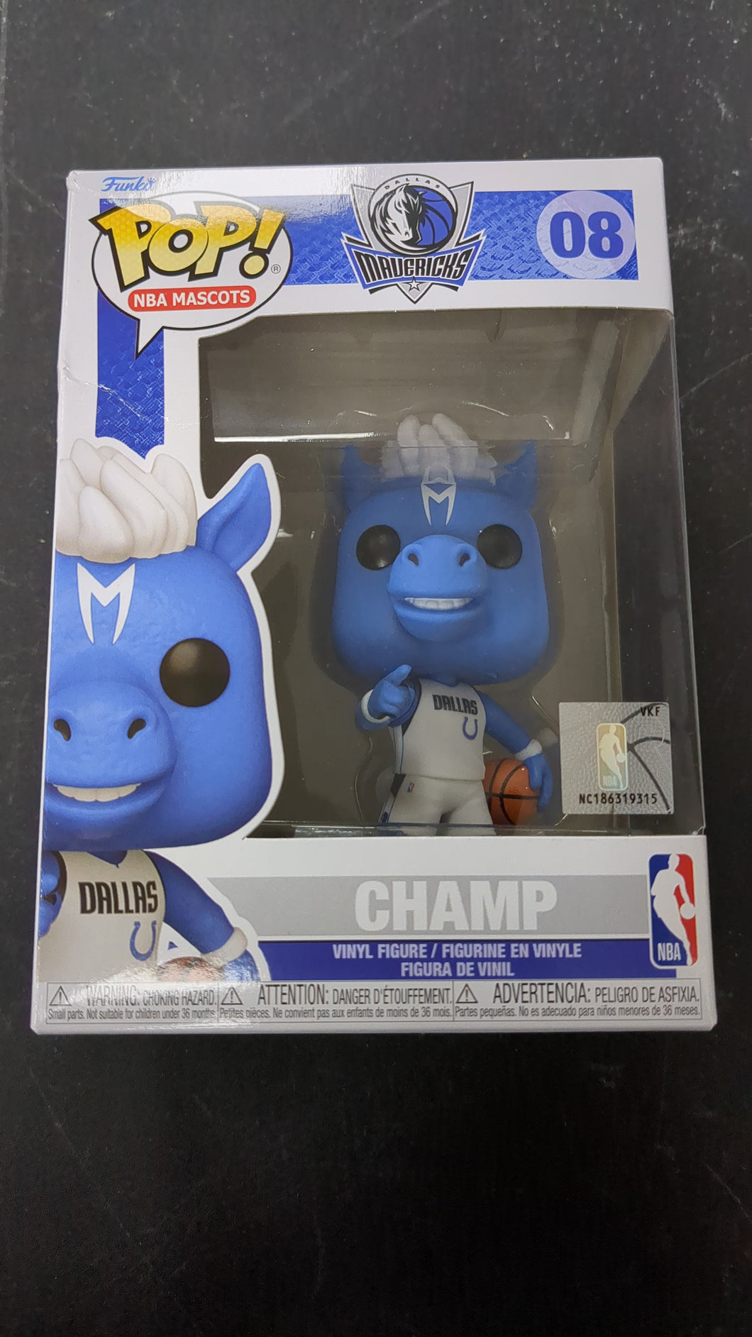 NBA Mascot Mavericks #08 Champ Funko Pop