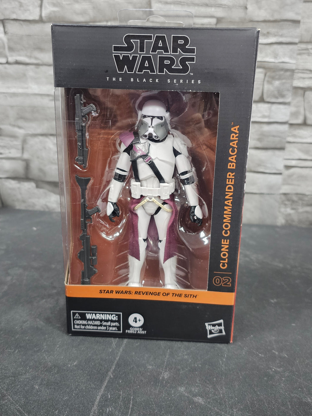 STAR WARS The Black series Clone Commander Bacara action figure