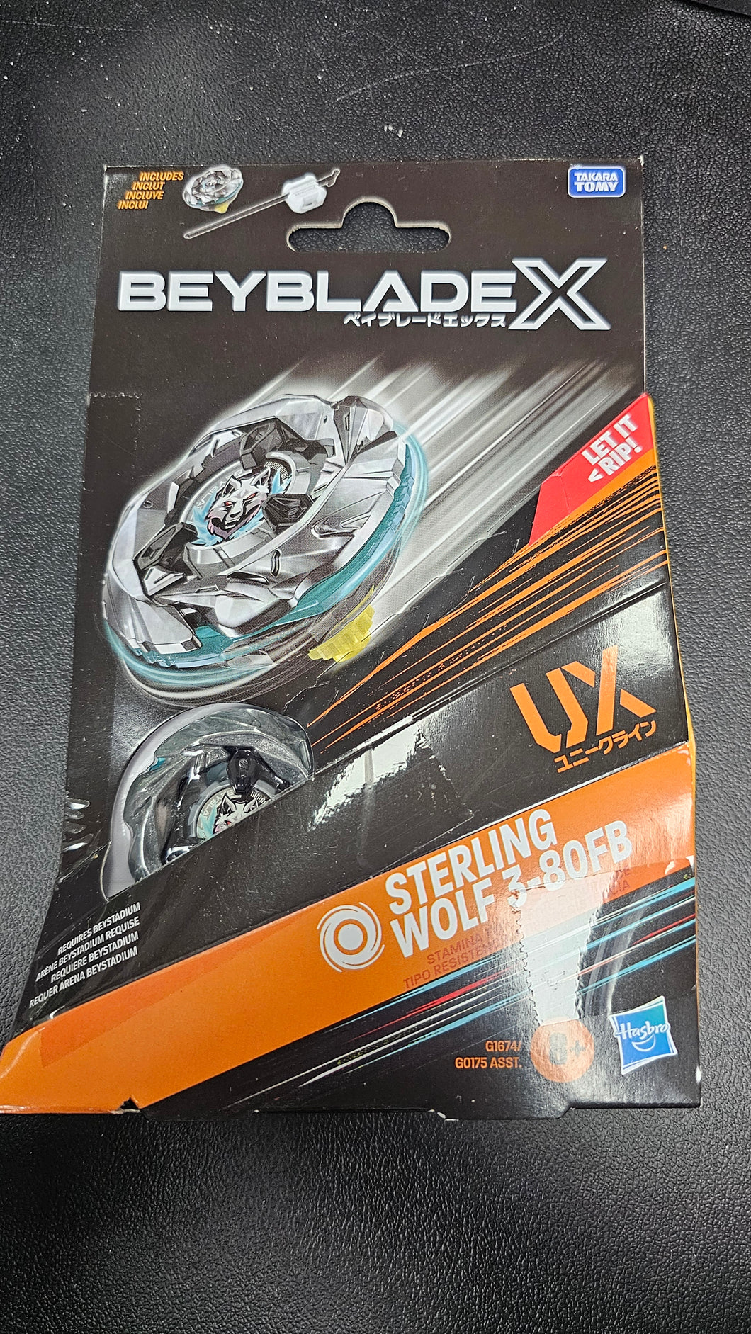 Beyblade X Sterling Wolf 3-80FB UX Starter Pack Set