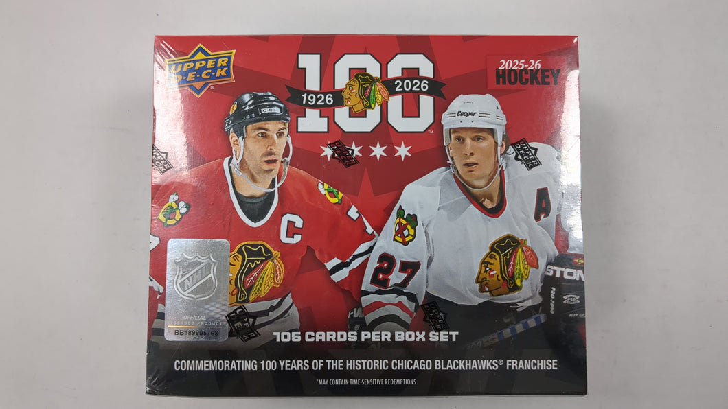 2025-26 Upper Deck Chicago Blackhawks Centennial Set