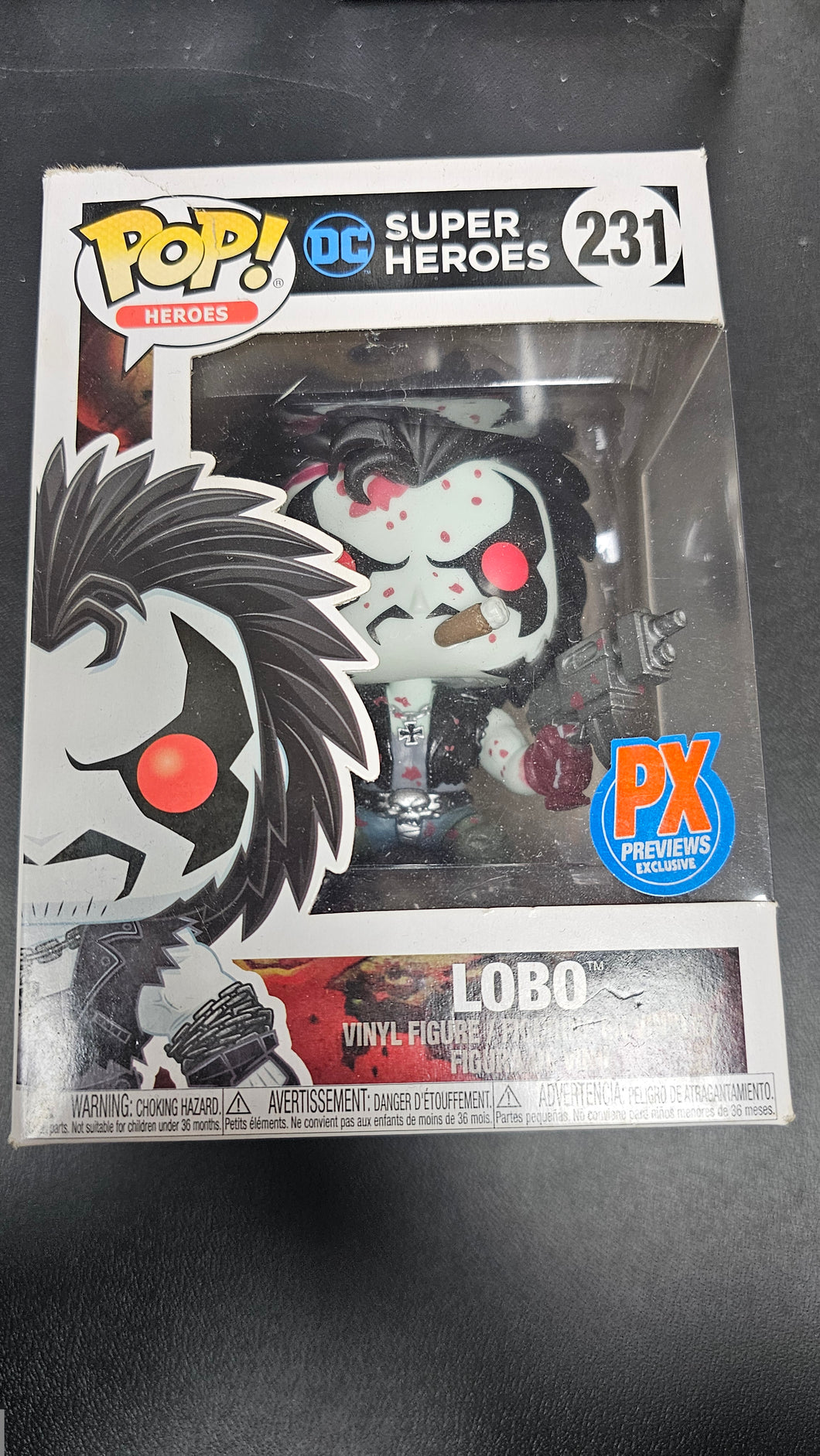DC super Heroes #231 Lobo Funko pop exclusive