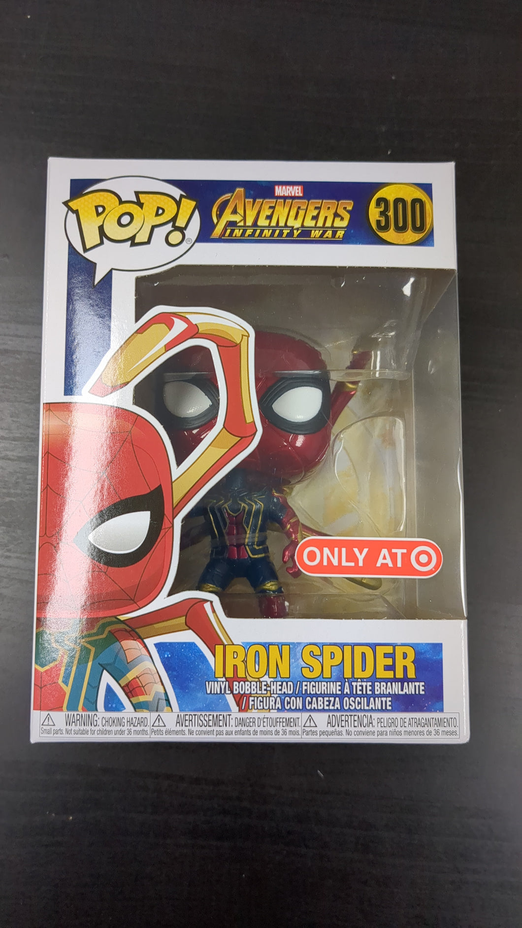 Funko Pop Avengers Infinity War Iron Spider #300 Target Exclusive