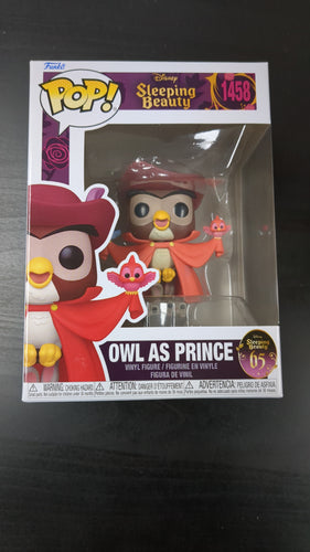 Disney Sleeping Beauty Owl as Prince Funko Pop