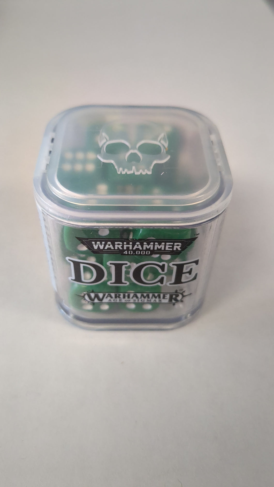 Warhammer 40k Green Citadel Dice age of sigma