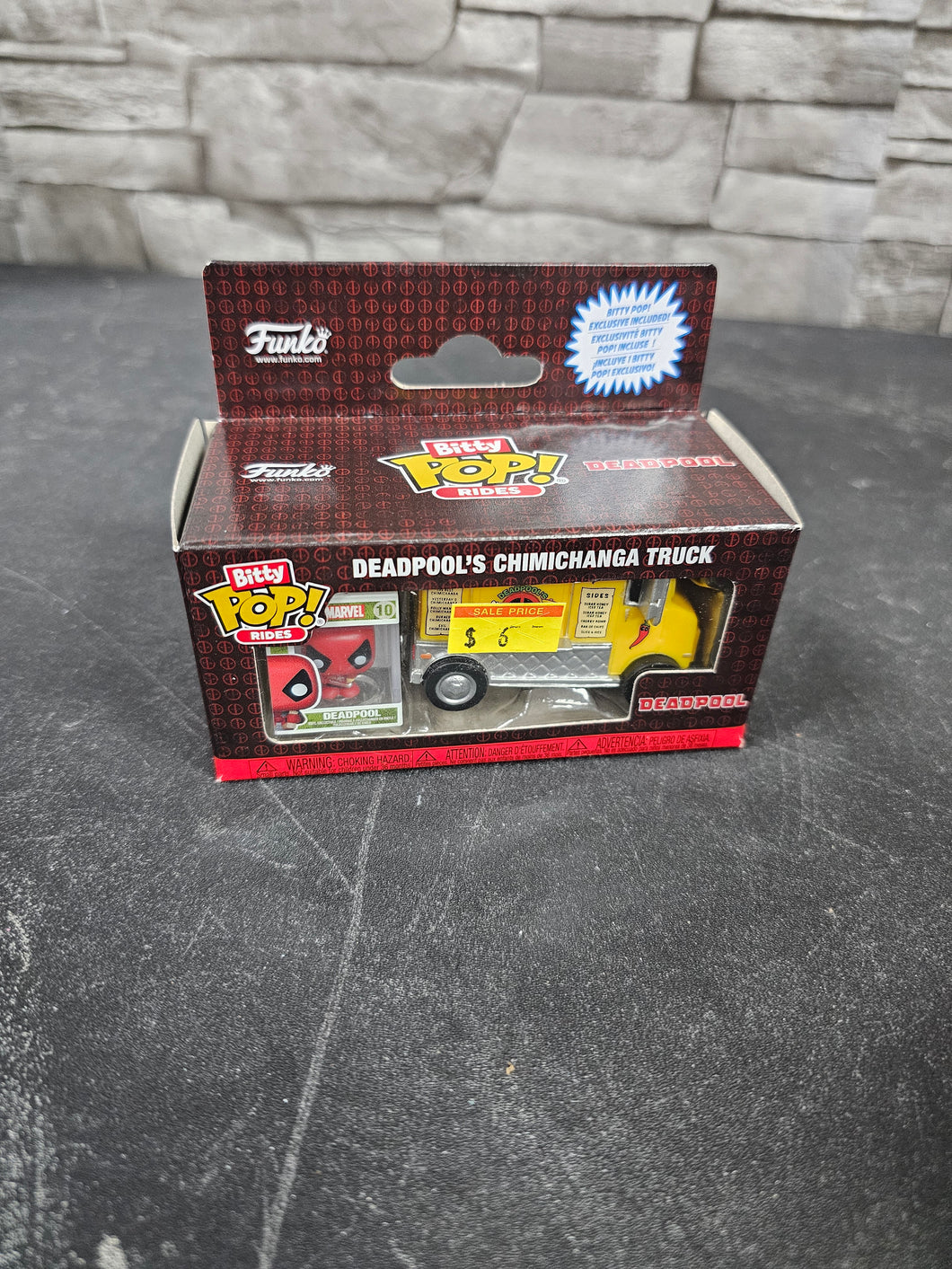 Deadpool chimichanga truck bitty pop Funko pop