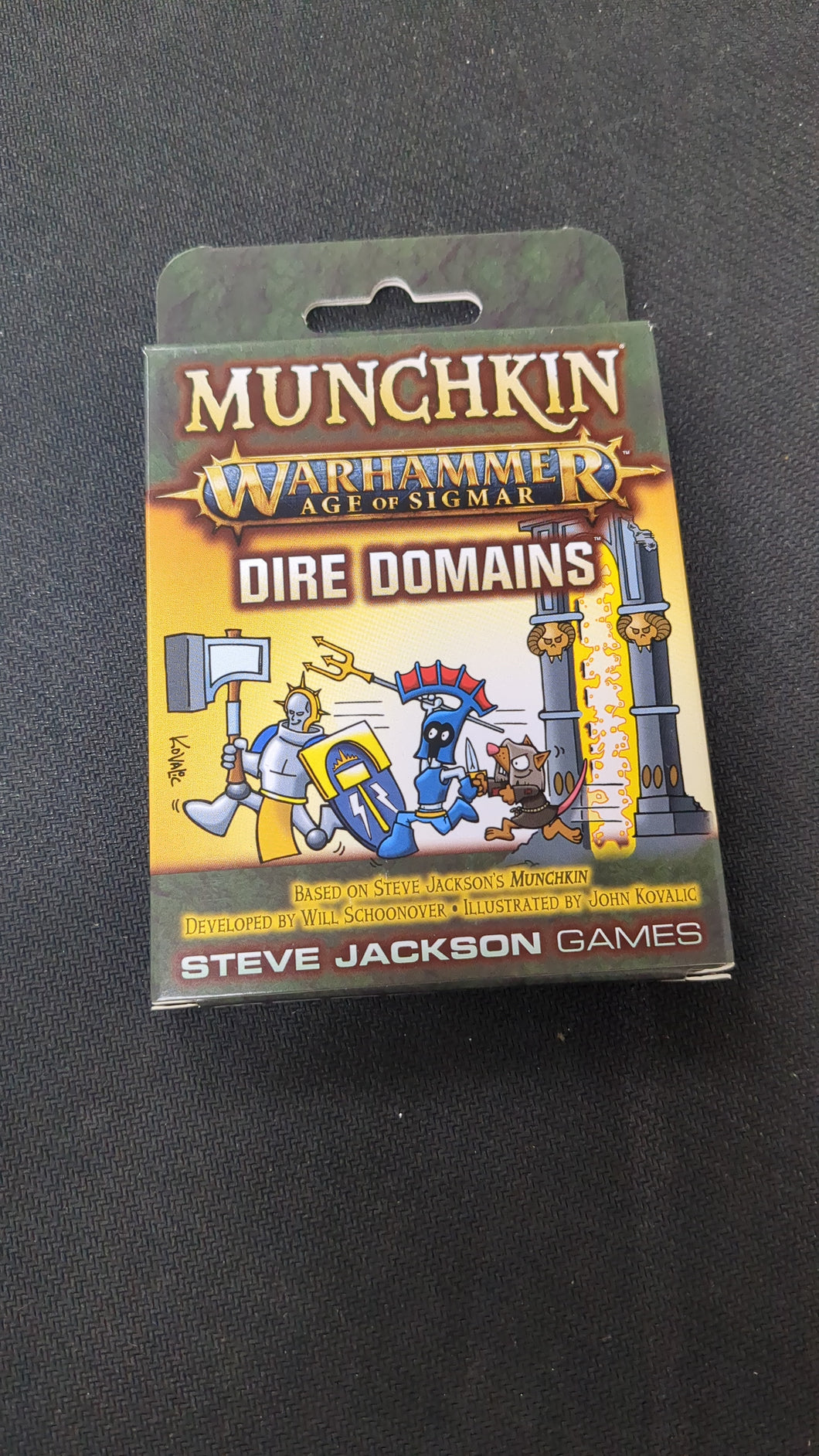Munchkin Warhammer Age of Sigmar Dire Domains Steve Jackson munchkin expansion