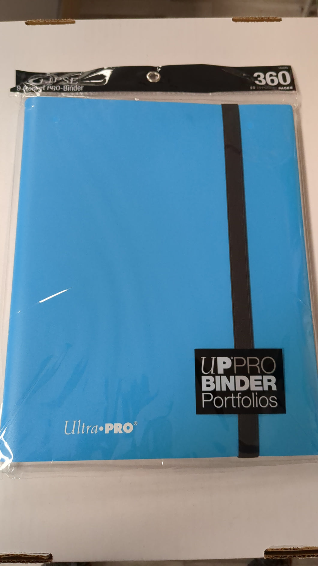 Eclipse 9- pocket Pro-Binder 360 Sky blue
