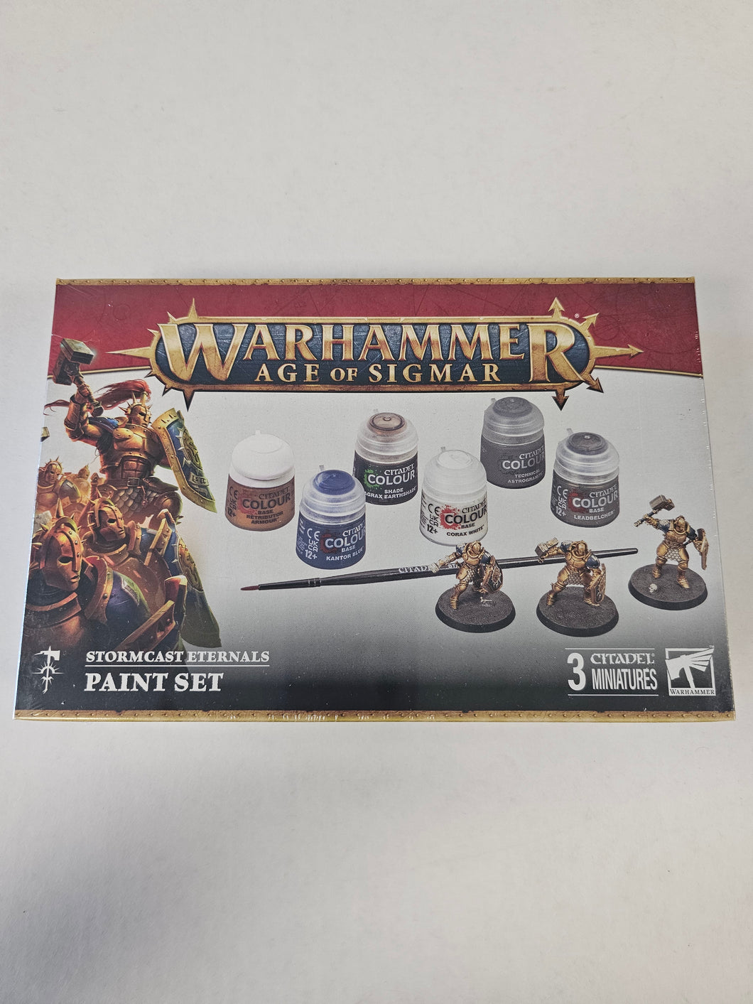 Warhammer Age of Sigmar 3 Citadel Minatures, stormcaster eternals paint set