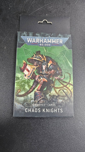 Chaos Knights Datasheet Cards