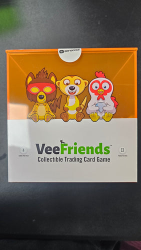 VeeFriends Trading Cards game 13 packs, 4 cards per pack web 3 edition orange