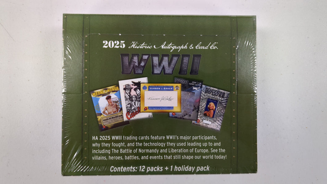2025 Historic Autographs WW2 Edition Box