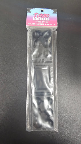 Turbo Dork non-stick silicone dry palette Black
