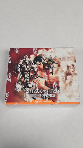 Attack on Titan origins of power Universus Booster box sealed