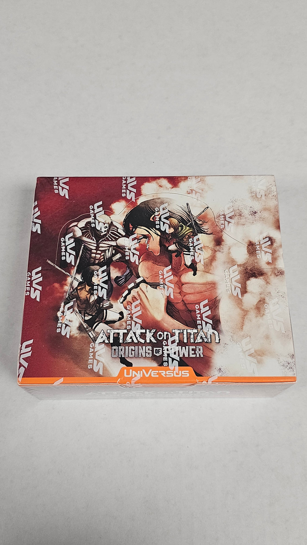 Attack on Titan origins of power Universus Booster box sealed
