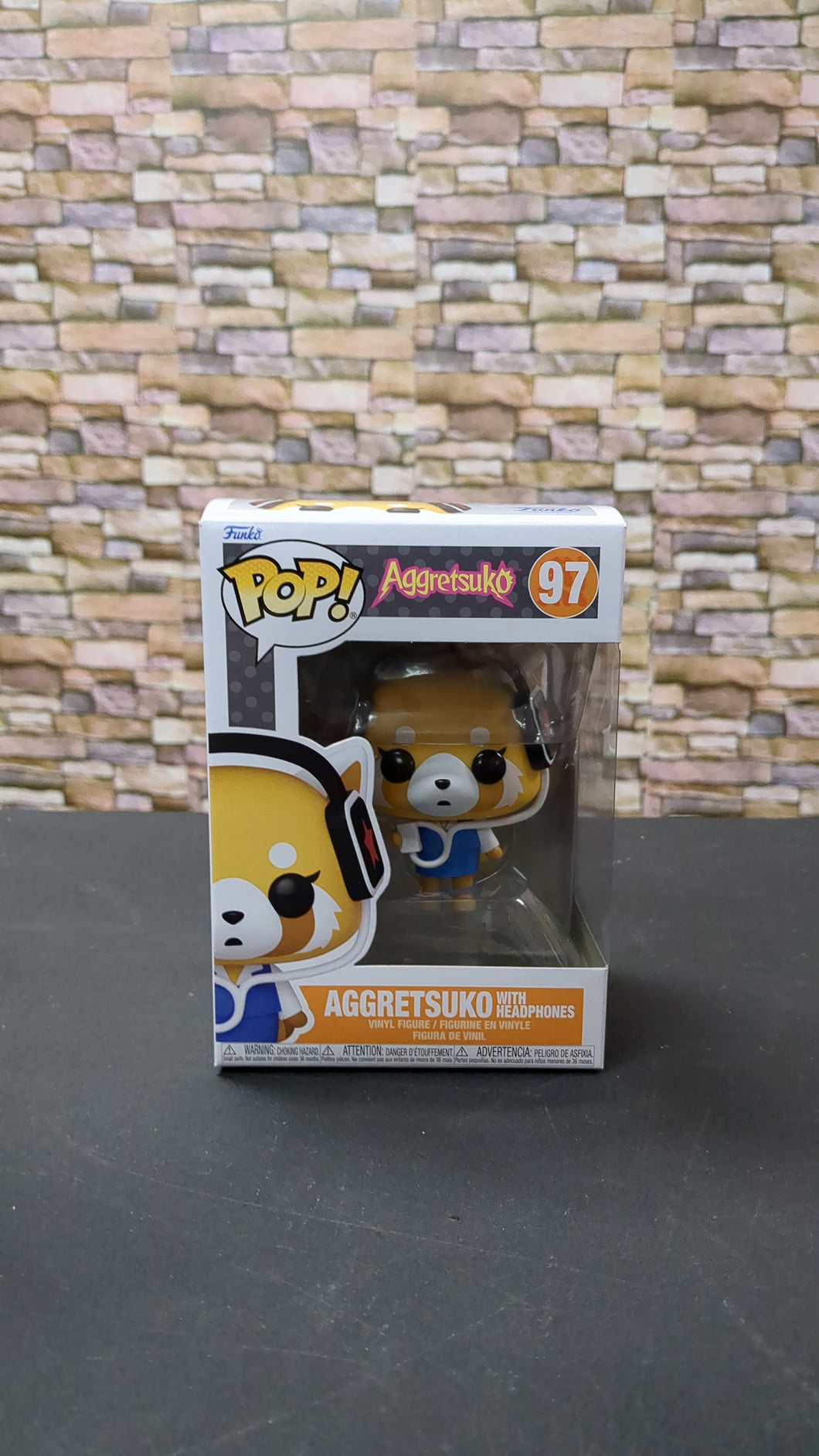 Aggretsuko #97 Aggretsuko with Headphones Funko Pop