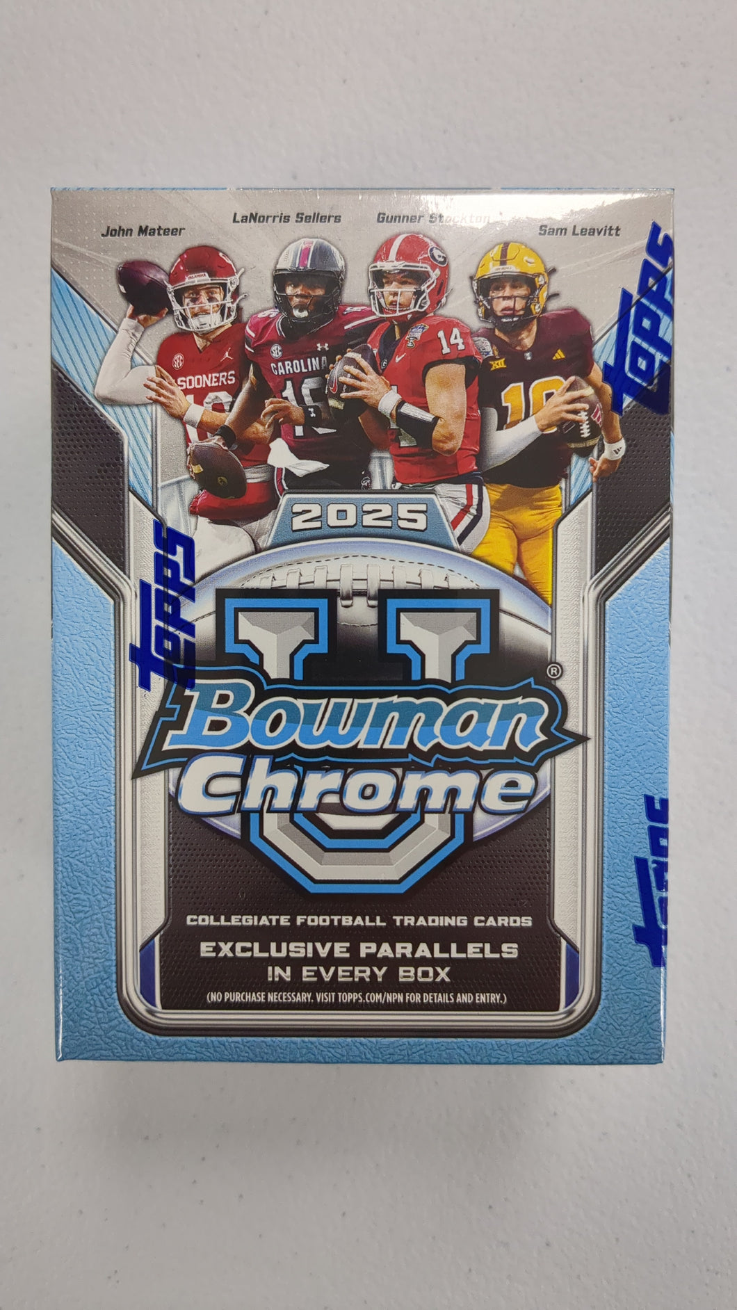 2025 Topps Bowman Chrome U Football Blaster Box