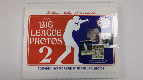 2025 Historic Autographs Big League Photos