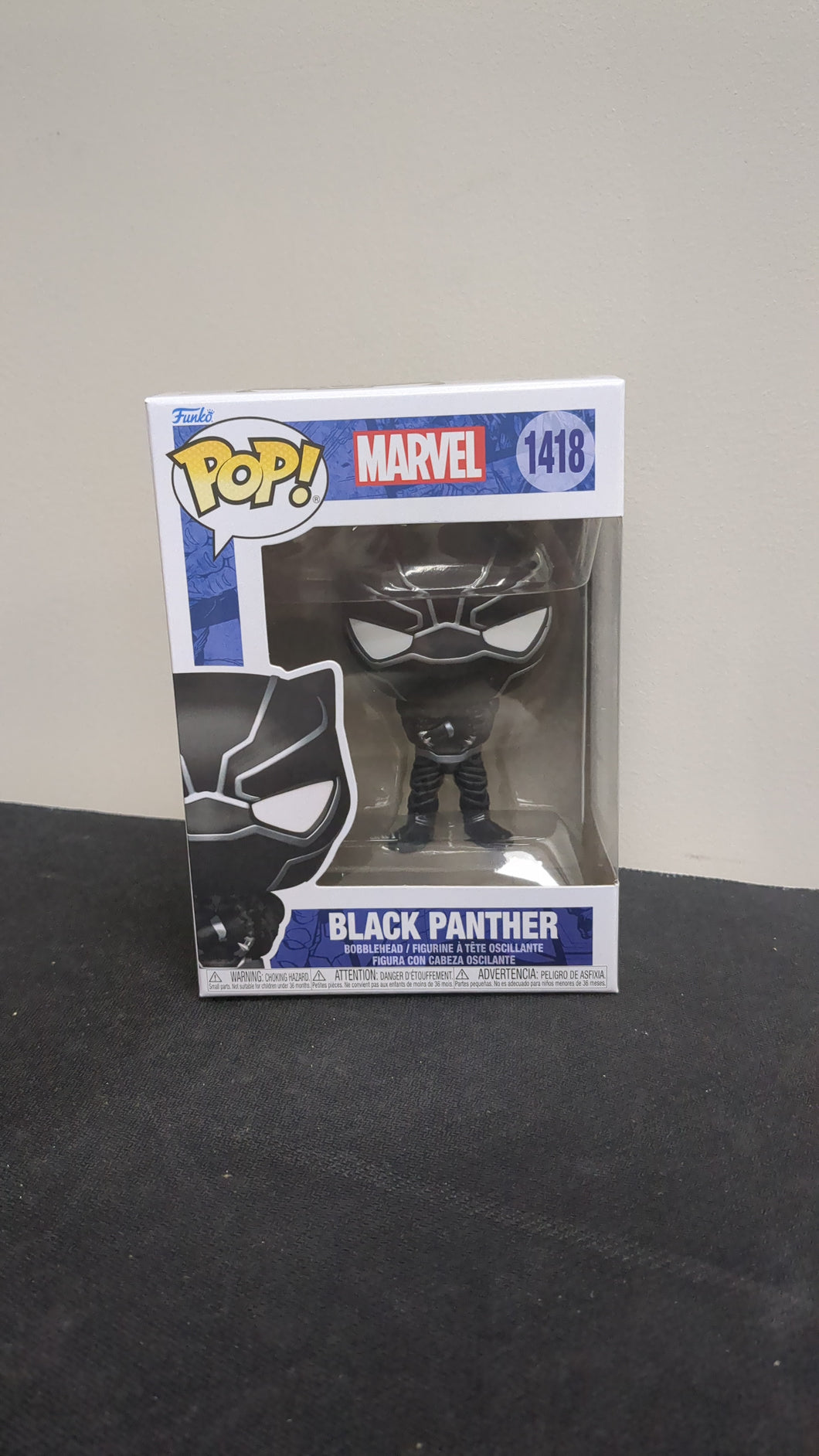 Marvel #1418 Black Panther Funko pop