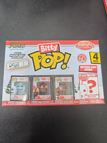 Bitty pop Rudolph the red-nose reindeer series 1 (4 pack with 1 mystery)