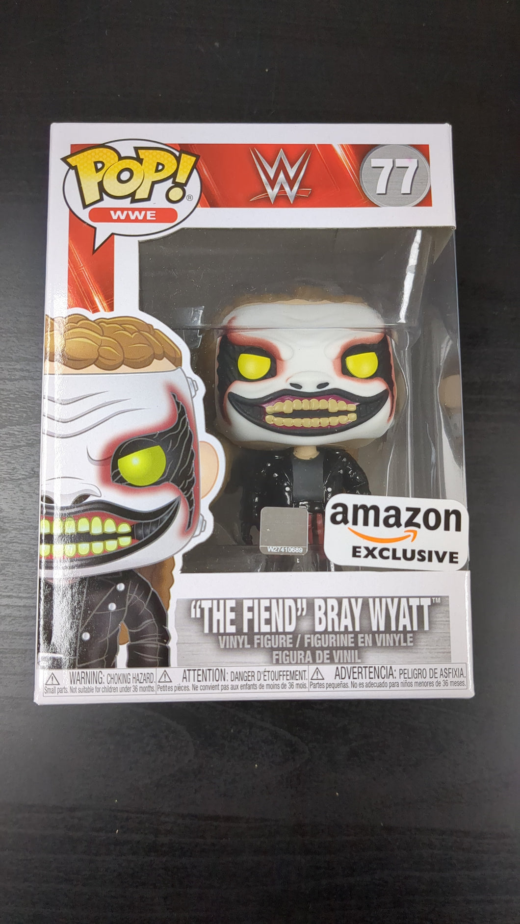 WWE Funko Pop! 77 The Fiend Bray Wyatt Amazon Exclusive Figure Firefly Funhouse