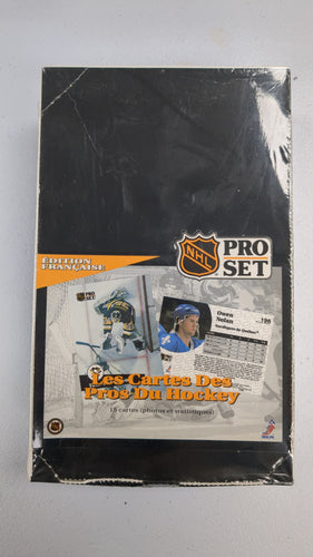 1990 Pro Set Hockey Hobby Box French Edition