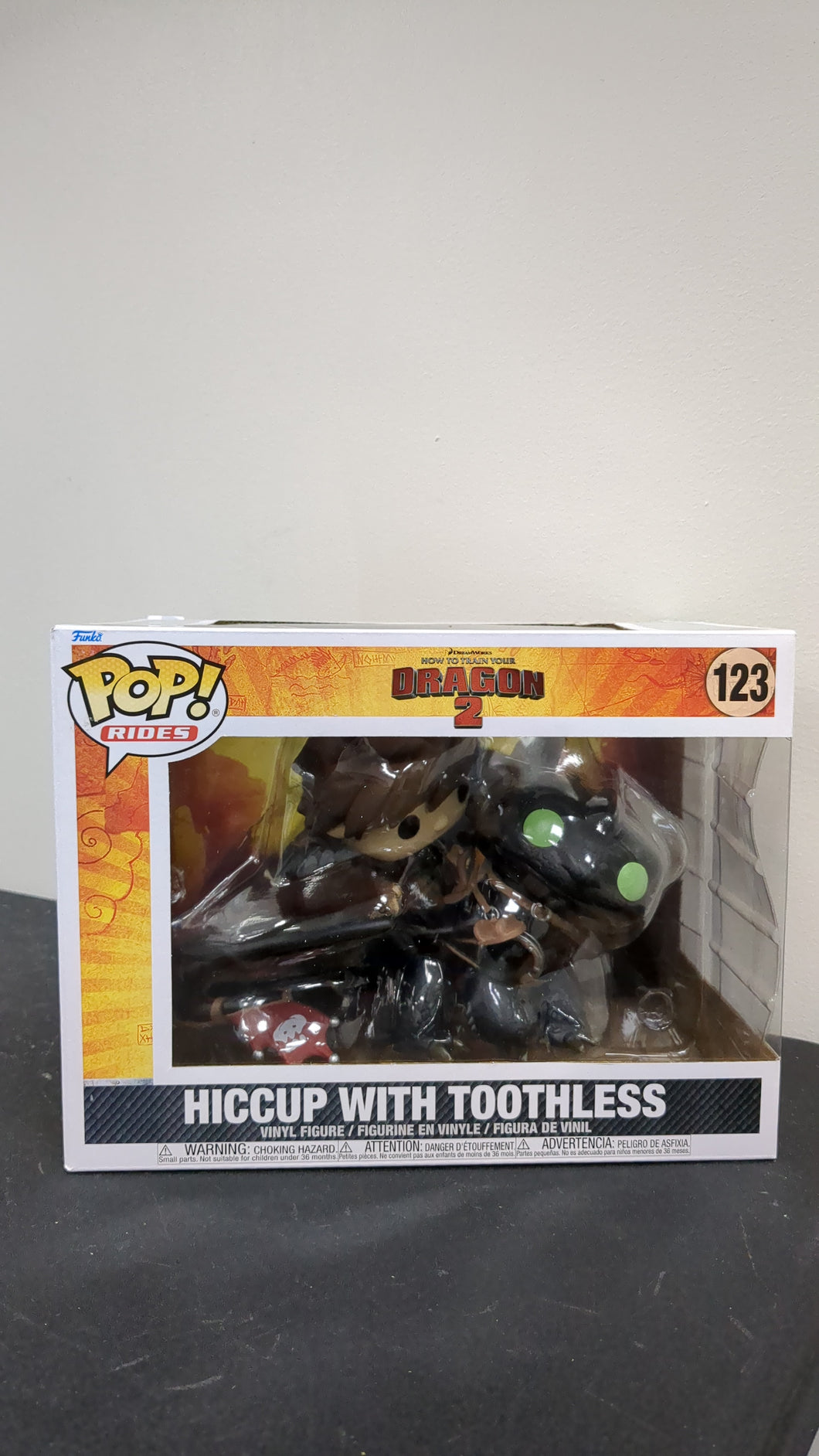 DreamWorks How to Train your Dragon 2 #123 Hiccup with Toothless Funko Pop