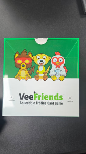 VeeFriends Trading Cards game 13 packs, 4 cards per pack web 3 edition. Green