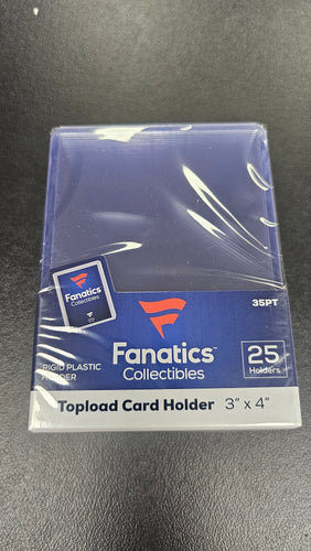 Fanatics Collectibles Toploader card Holder 35pt (25 holders in 1 package)