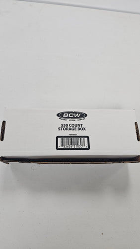 BCW 550 Count Storage Box
