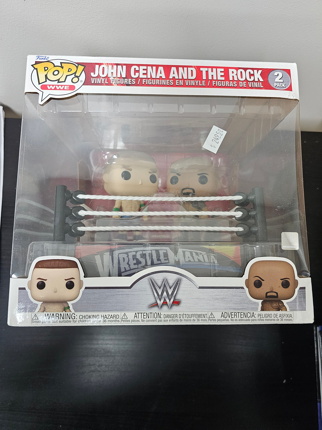 WWE John Cena and the RockFunko Pop 2 pack