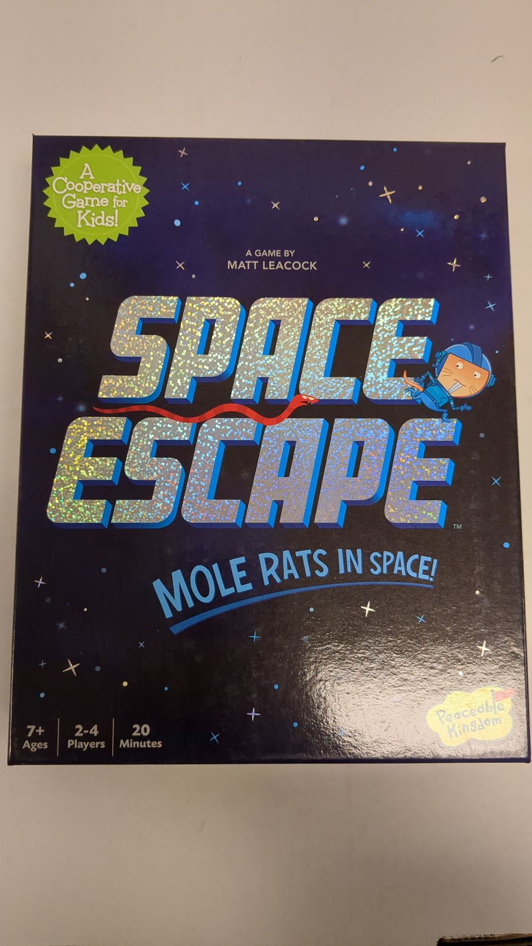 Space Escape Mole rat in Space Board game