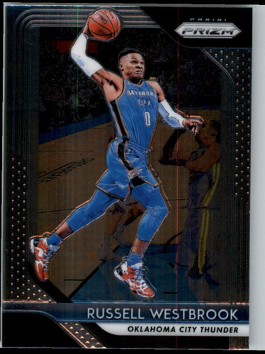 2018-19 Panini Prizm Russell Westbrook Oklahoma City Thunder #39