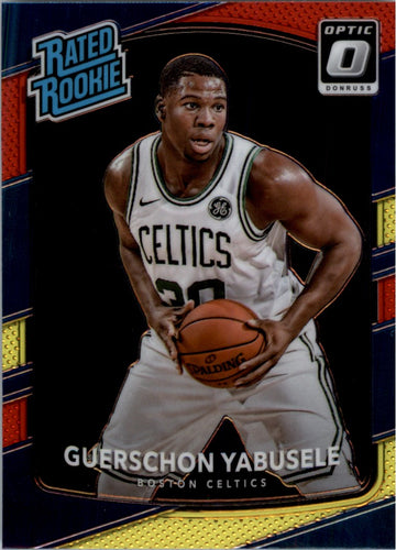 2017-18 Donruss Optic Guerschon Yabusele RC Boston Celtics #154 Red Yellow