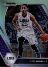 Load image into Gallery viewer, 2021-22 Panini Prizm Draft Ben Simmons Philadelphia 76ers #76 silver