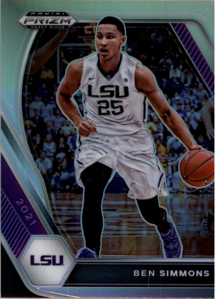2021-22 Panini Prizm Draft Ben Simmons Philadelphia 76ers #76 silver