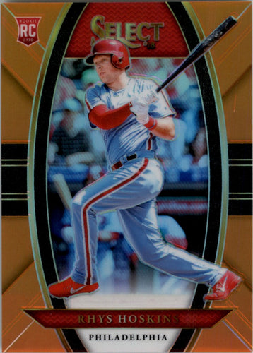 2018 Panini Chronicles Select Orange Rhys Hoskins RC 146/199 Philadelphia