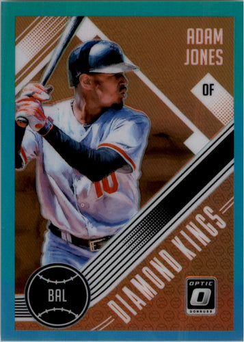 2018 Donruss Optic Aqua Adam Jones 215/299 Baltimore Orioles #25