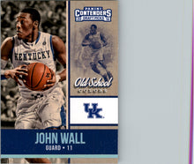 Load image into Gallery viewer, 2016-17 Panini Contenders Draft Picks Old School Colors John Wall Kentucky