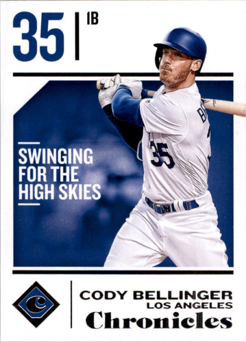 2018 Panini Chronicles Cody Bellinger Los Angeles Dodgers #56