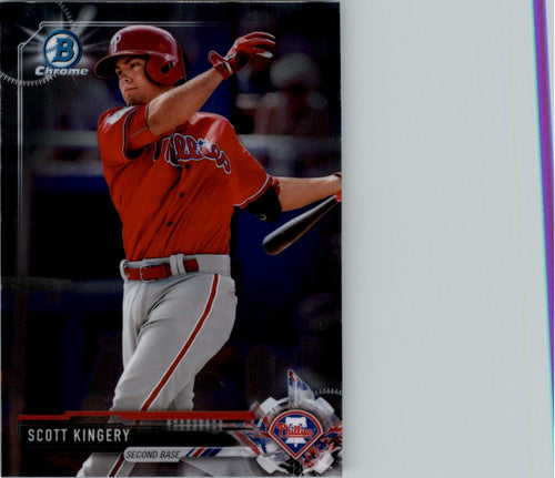 2017 Bowman Chrome Prospects Scott Kingery Philadelphia Phillies #BCP174