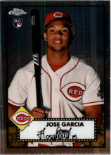 Load image into Gallery viewer, 2021 Topps Chrome Platinum Anniversary Jose Garcia Cincinnati Reds #35