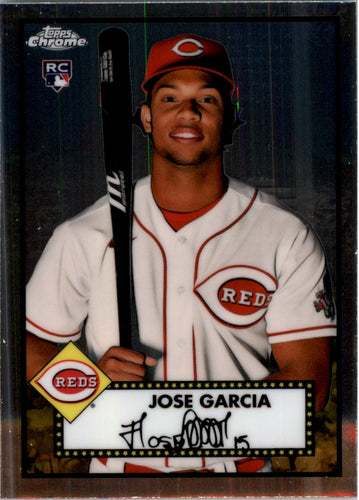 2021 Topps Chrome Platinum Anniversary Jose Garcia Cincinnati Reds #35